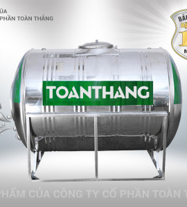 Bồn nước inox ngang Toàn Thắng Bồn nước inox ngang Toàn Thắng