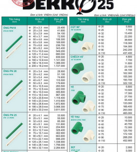 Ống nhựa PP-R DEKKO25 Ống nhựa PP-R DEKKO25