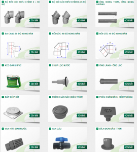 ỐNG VÀ PHỤ KIỆN U.PVC TIÊU CHUẨN ISO 1452-2 (HỆ MÉT) Tiền Phong ỐNG VÀ PHỤ KIỆN U.PVC TIÊU CHUẨN ISO 1452-2 (HỆ MÉT) Tiền Phong
