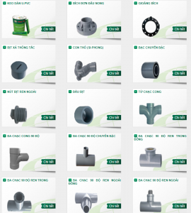 ỐNG VÀ PHỤ TÙNG U.PVC BS (HỆ INCH) Tiền Phong ỐNG VÀ PHỤ TÙNG U.PVC BS (HỆ INCH) Tiền Phong