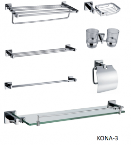 Bộ phụ kiện phòng tắm KONA-3 Bộ phụ kiện phòng tắm KONA-3