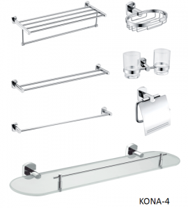 Bộ phụ kiện phòng tắm KONA-4 Bộ phụ kiện phòng tắm KONA-4
