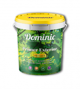 DOMINIC – PRIMER EXTERIOR – Sơn Lót Kháng Kiềm Ngoại Thất Cao Cấp DOMINIC – PRIMER EXTERIOR – Sơn Lót Kháng Kiềm Ngoại Thất Cao Cấp